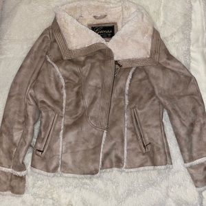 Guess fur coat
